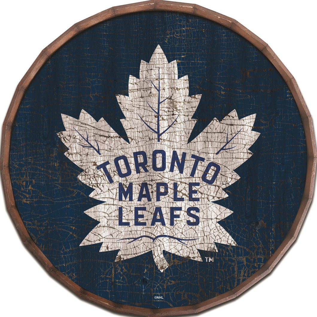 Toronto Maple Leafs Cracked Color Barrel Top