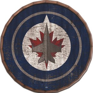 Winnipeg Jets Cracked Color Barrel Top -24"