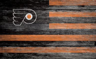 Philadelphia Flyers Distressed Flag Sign
