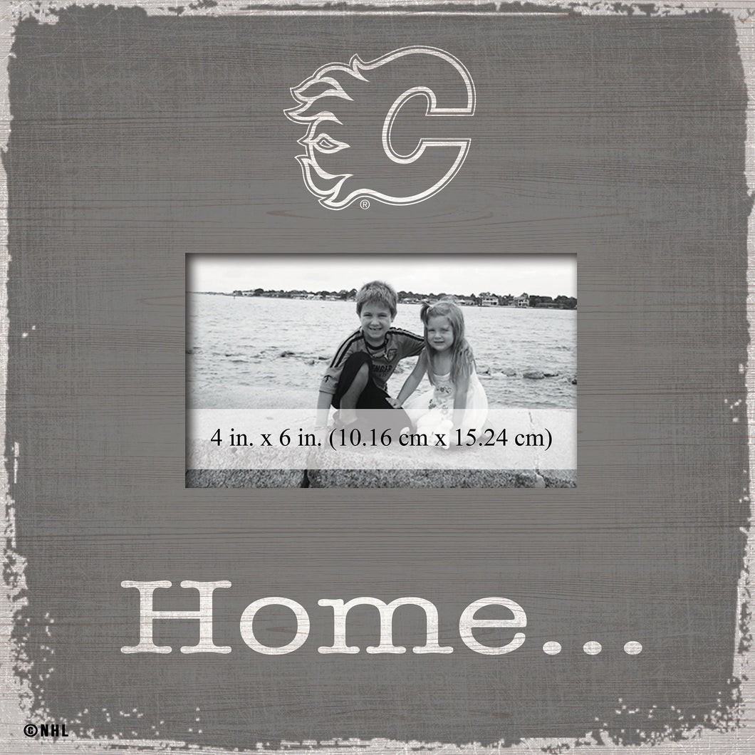 Calgary Flames Home Picture Frame