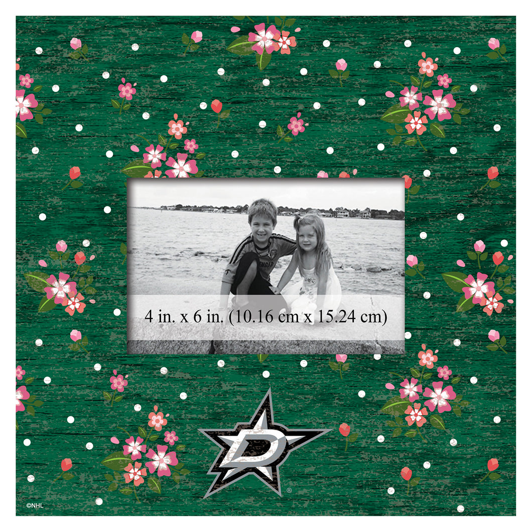 Dallas Stars Floral Picture Frame
