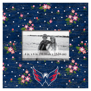 Washington Capitals Floral Picture Frame