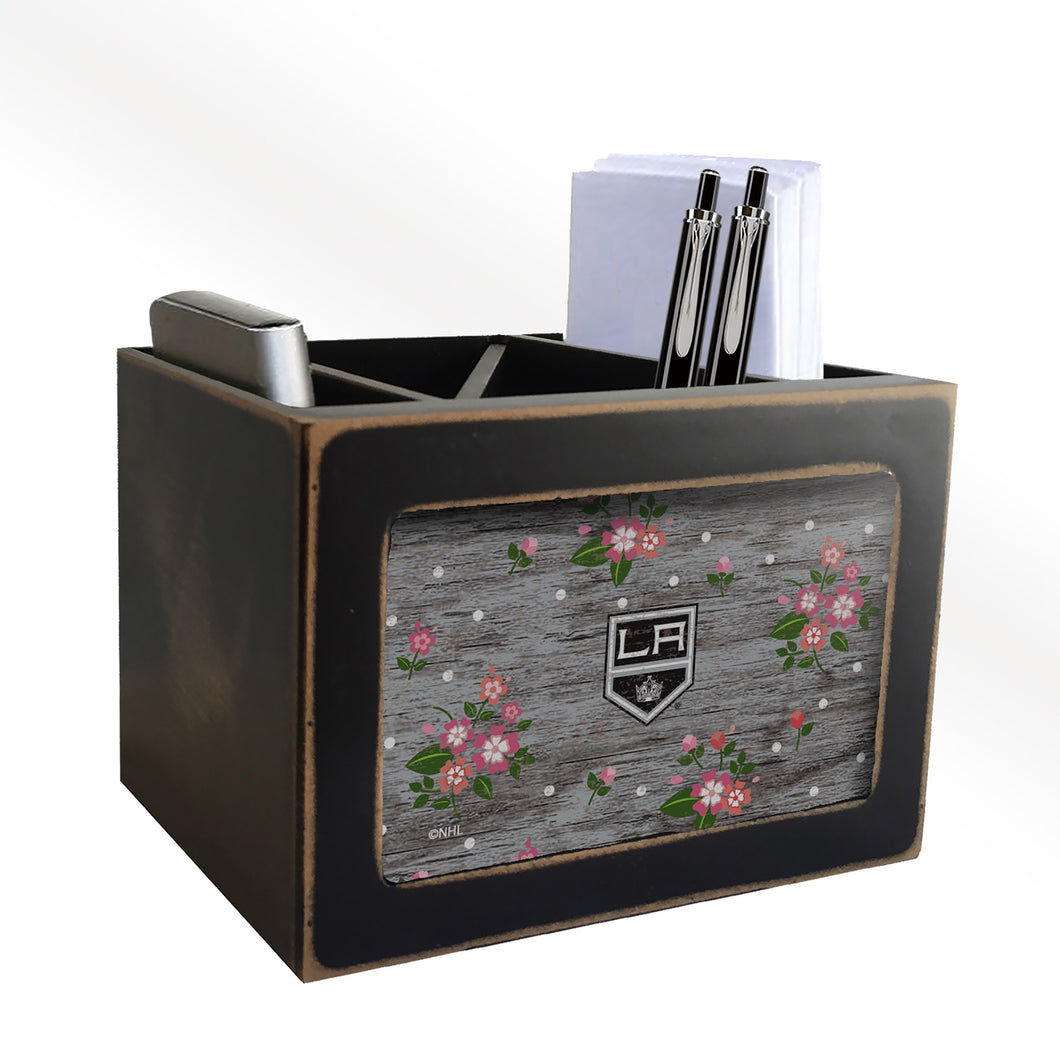 Los Angeles Kings Floral Desktop Organizer