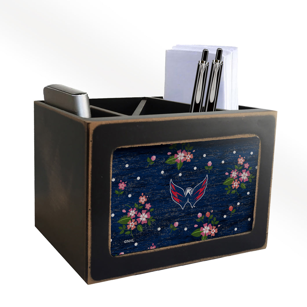 Washington Capitals Floral Desktop Organizer