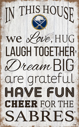 Buffalo Sabres House Rules Sign - 11
