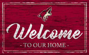 Arizona Coyotes Welcome Sign