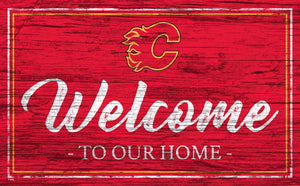 Calgary Flames Welcome Sign