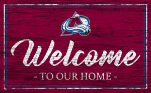 Colorado Avalanche Welcome Sign