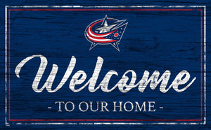 Columbus Blue Jackets Welcome Sign