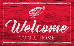 Detroit Red Wings Welcome Sign 