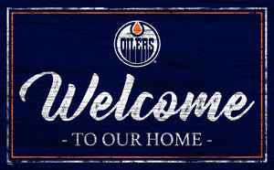 Edmonton Oilers Welcome Sign
