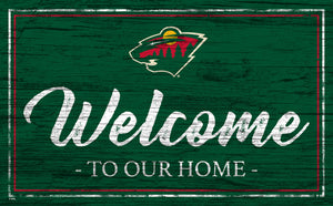 Minnesota Wild Welcome Sign