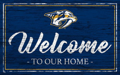 Nashville Predators Welcome Sign