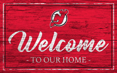 New Jersey Devils Welcome Sign