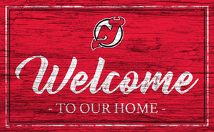 New Jersey Devils Welcome Sign