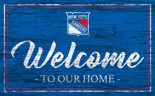 New York Rangers Welcome Sign