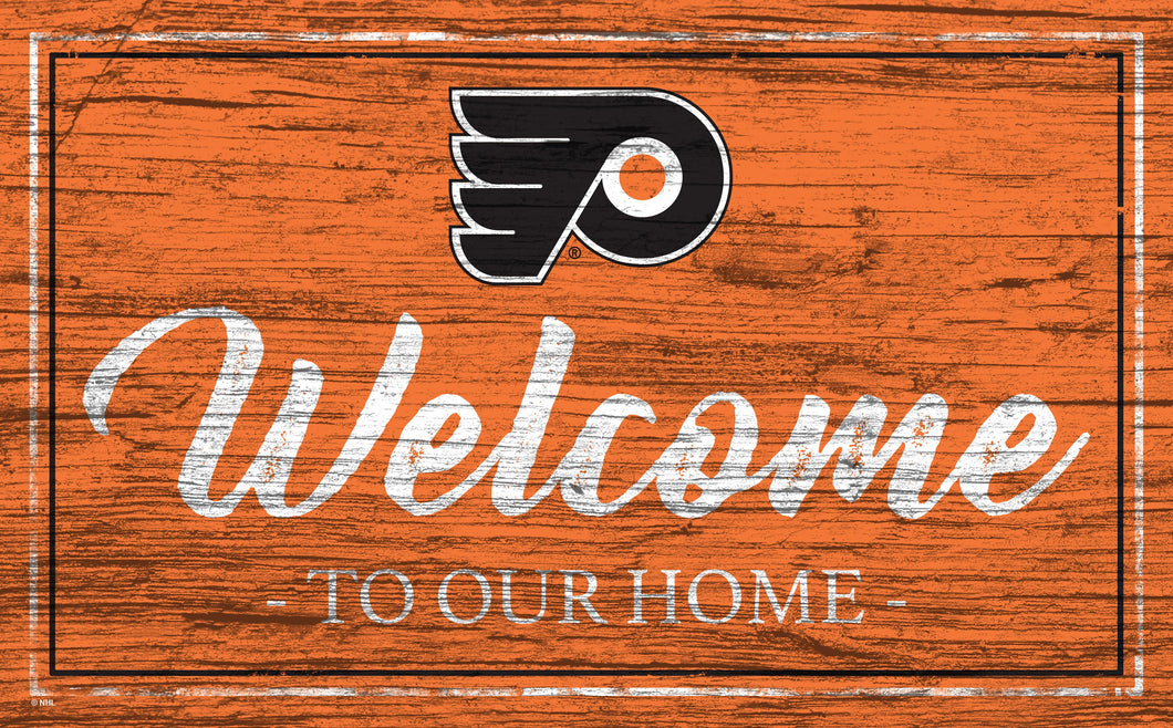 Philadelphia Flyers Welcome Sign