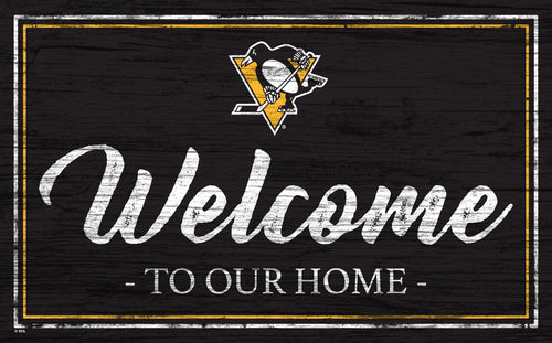 Pittsburgh Penguins Welcome Sign 