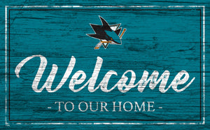 San Jose Sharks Welcome Sign