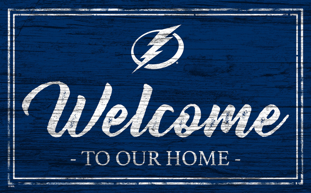 Tampa Bay Lightning Welcome Sign