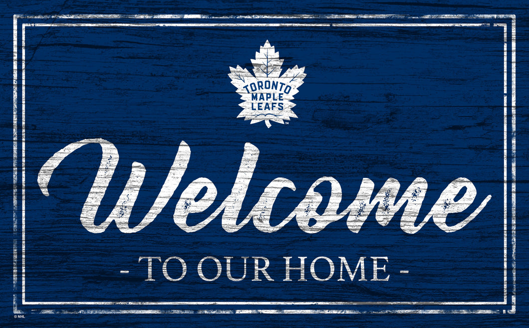 Toronto Maple Leafs Welcome Sign