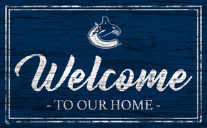 Vancouver Canucks Welcome Sign