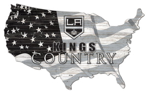 Los Angeles Kings USA Shape Flag Cutout
