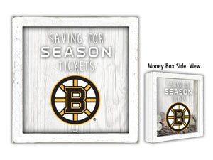 Boston Bruins Saving For Tickets Money Box