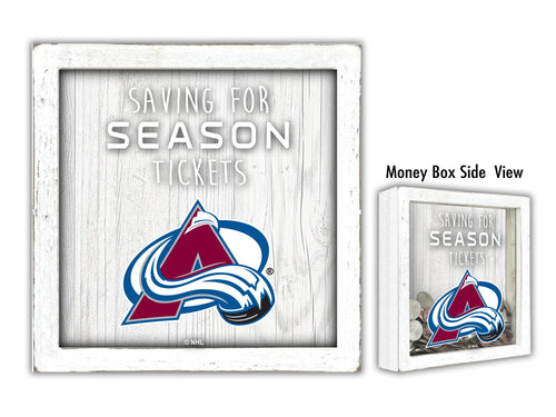 Colorado Avalanche Saving For Tickets Money Box