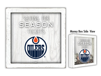 Edmonton Oilers Saving For Tickets Money Box