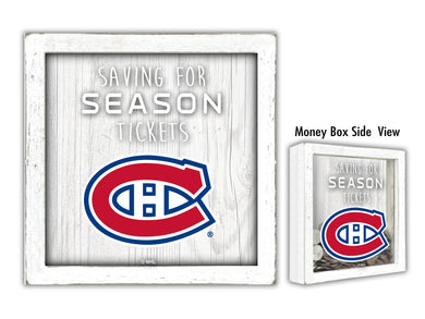 Montreal Canadiens Saving For Tickets Money Box