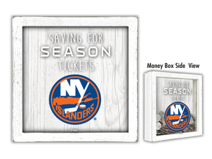 New York Islanders Saving For Tickets Money Box