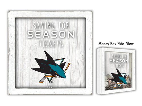 San Jose Sharks Saving For Tickets Money Box