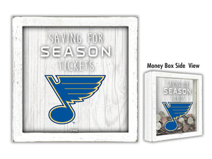 St. Louis Blues Saving For Tickets Money Box