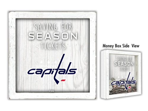 Washington Capitals Saving For Tickets Money Box