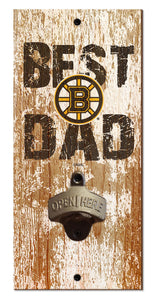 Boston Bruins Best Dad Bottle Opener