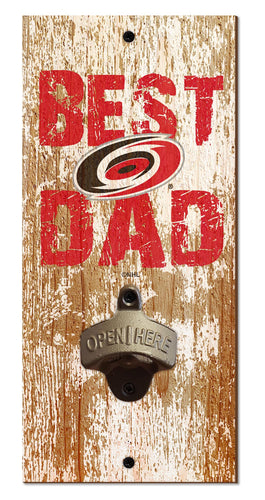 Carolina Hurricanes Best Dad Bottle Opener
