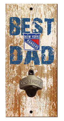 New York Rangers Best Dad Bottle Opener