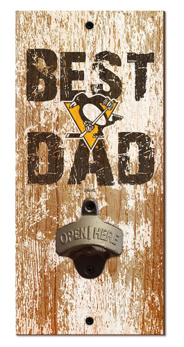 Pittsburgh Penguins Best Dad Bottle Opener