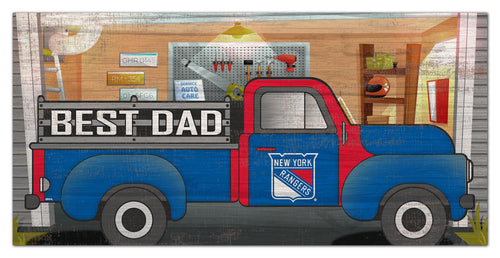 New York Rangers Best Dad Truck Sign - 6