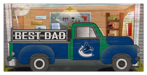 Vancouver Canucks Best Dad Truck Sign - 6