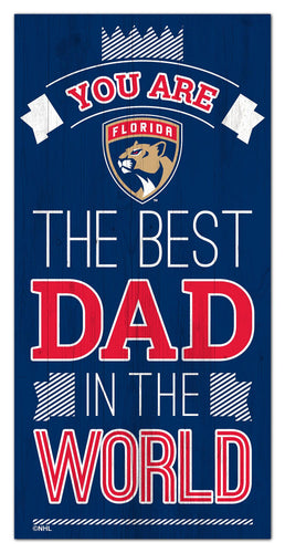 Florida Panthers Best Dad Wood Sign - 6