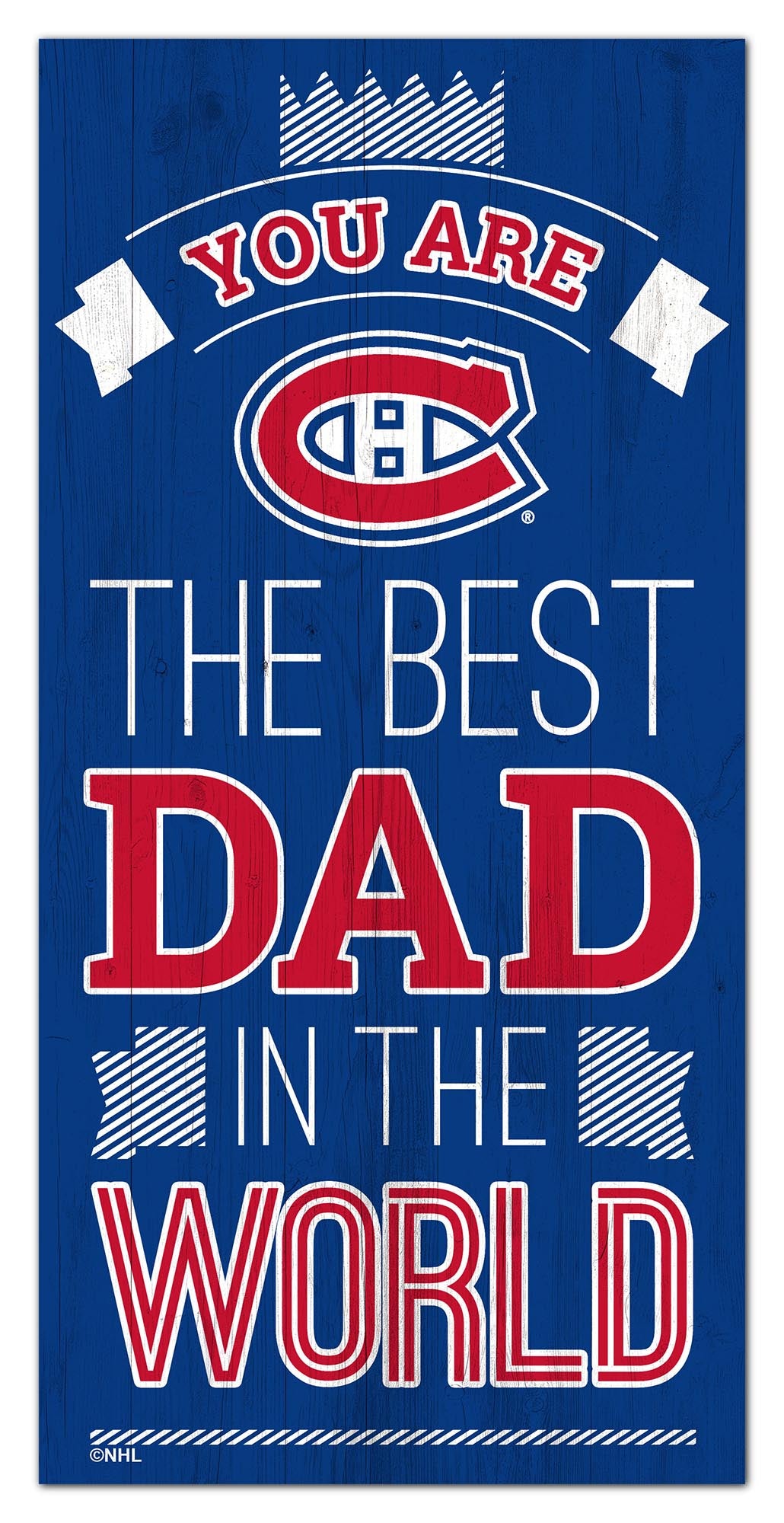 Montreal Canadiens Best Dad Wood Sign - 6