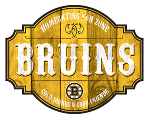 Boston Bruins Homegating Wood Tavern Sign