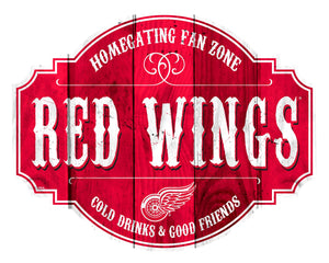 Detroit Red Wings Homegating Wood Tavern Sign