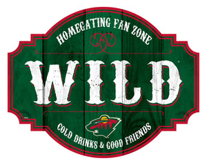 Minnesota Wild Homegating Wood Tavern Sign 
