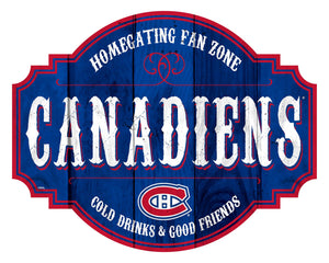 Montreal Canadiens Homegating Wood Tavern Sign 
