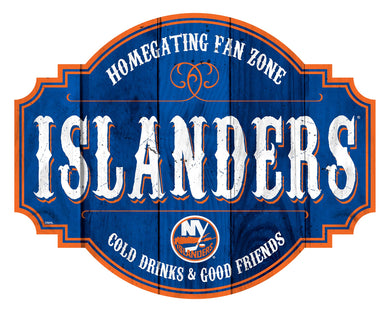New York Islanders Homegating Wood Tavern Sign
