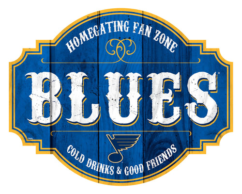 St. Louis Blues Homegating Wood Tavern Sign