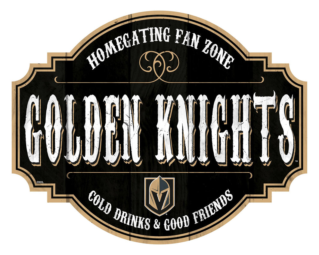 Vegas Golden Knights Homegating Wood Tavern Sign